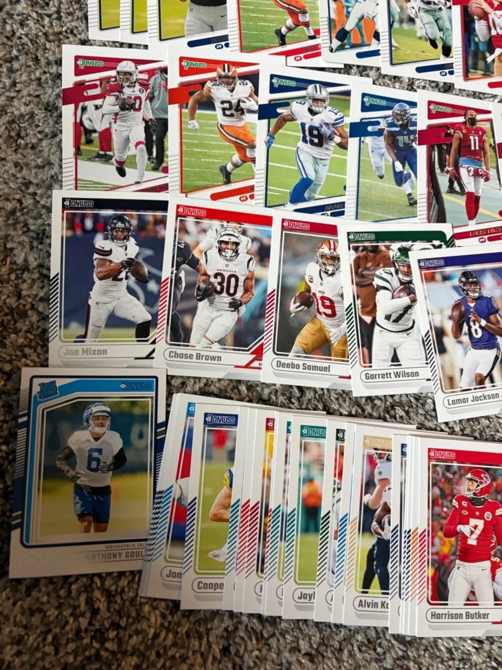 Lot of 120 mixed years Panini Donruss 2017-2024 football cards - Picture 4 of 11